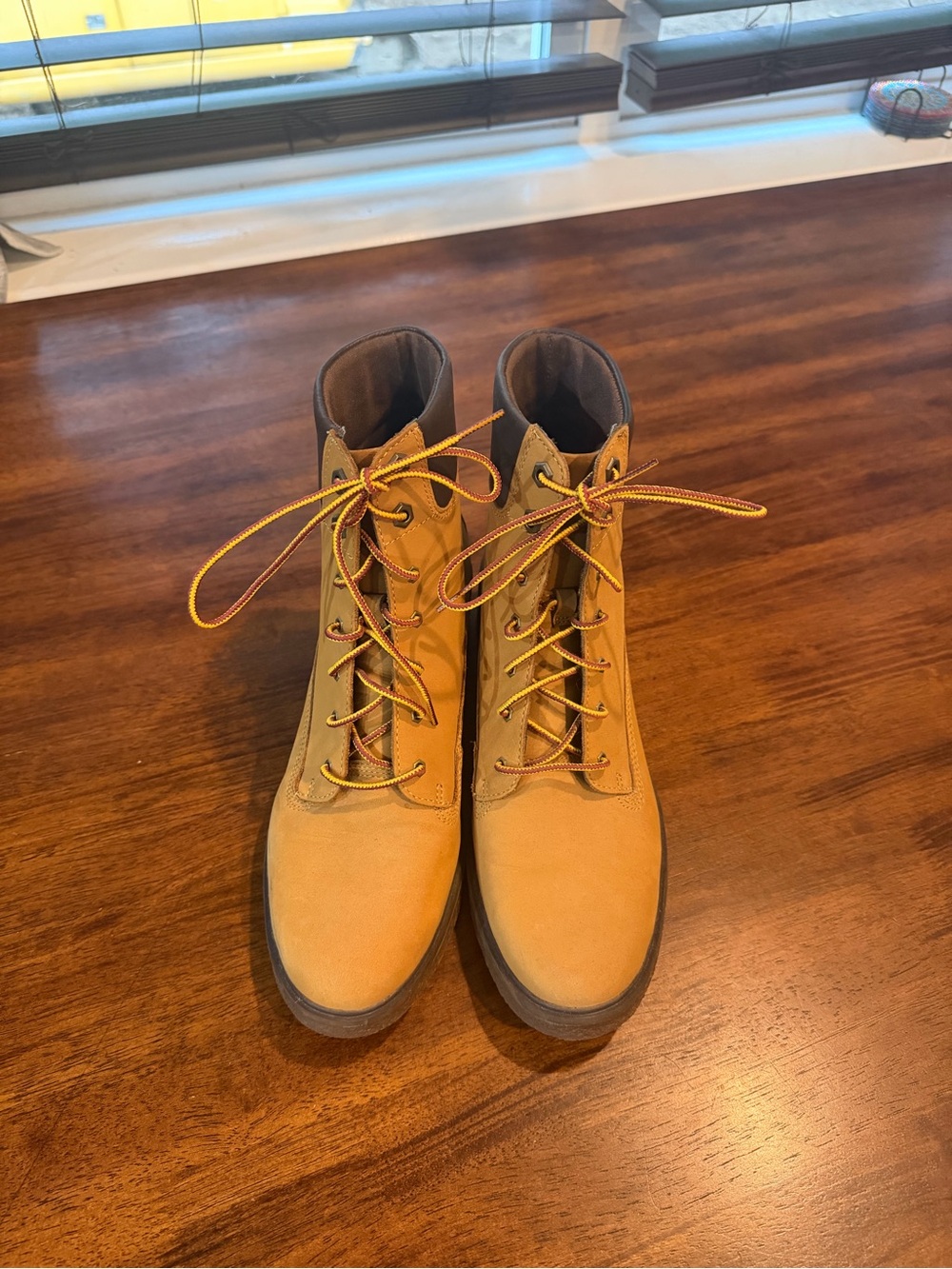 Timberland Wheat Lace-Up Women's Combat Boots